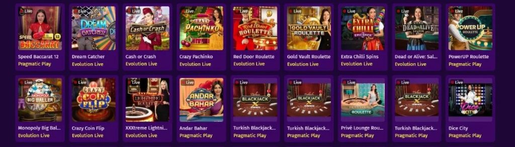 GreatSlots Live Casino